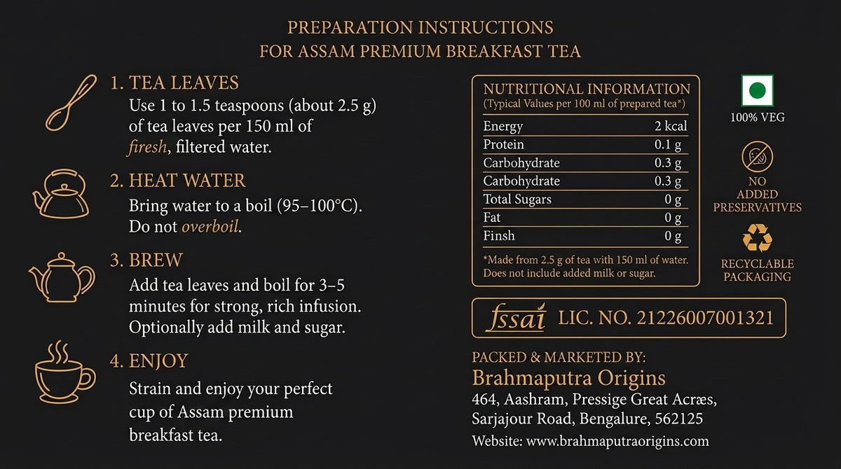 Single Estate Assam Premium Breakfast Tea