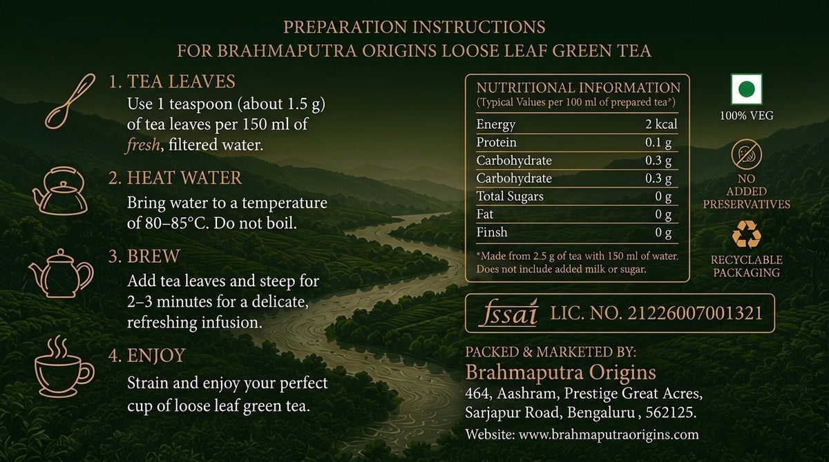 Single Estate Assam Green Tea